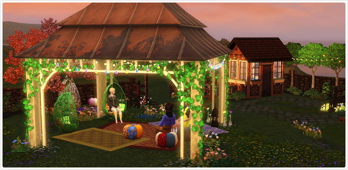 Bohemian Garden Store The Sims 3