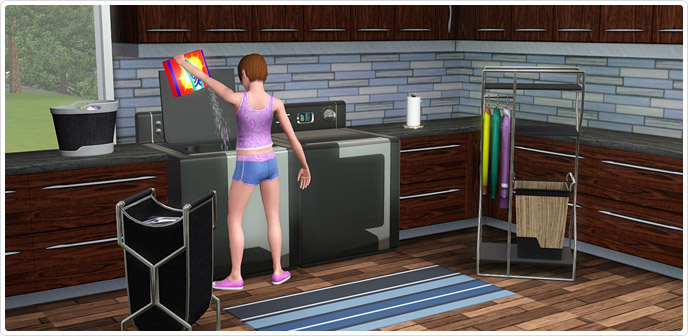Foran Fremragende Kondensere Ultra Lounge Laundry - Store - The Sims™ 3