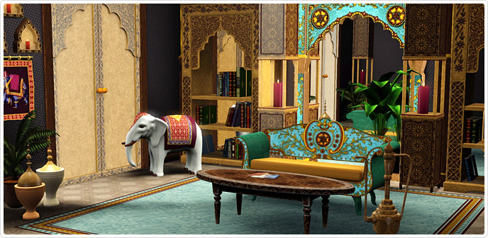 India Inspirations Living Room Set Store The Sims 3