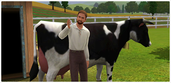 Milkin It Dairy Corral Store The Sims™ 3