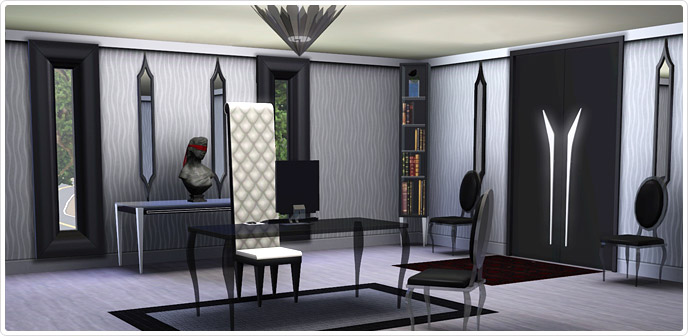 sims 3 gothic dining room