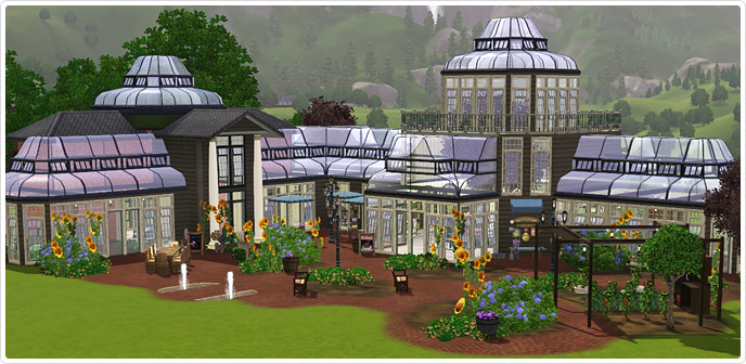 sims 4 green house