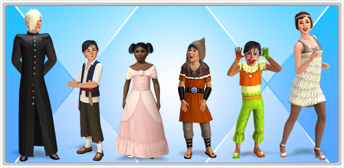 ⁂ How to get halloween costume sims 3