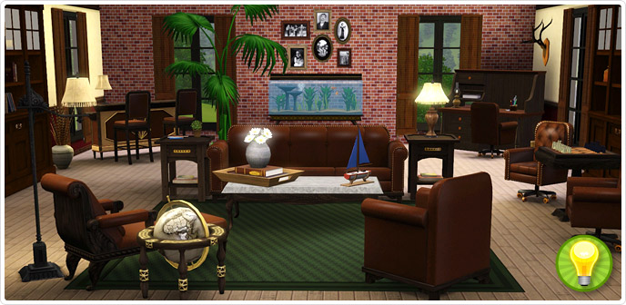The gentlemens lounge collection store the sims⢠3