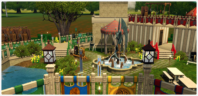 The Duke of Bows Renaissance Faire - Store - The Sims™ 3
