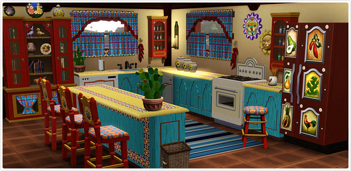 sims 3 haute hacienda dining room set free download