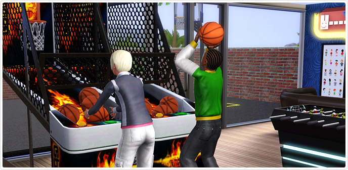 Buzzer Beater Free Throw Machine - Store - The Sims™ 3