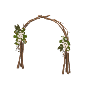 Woodsy Wedding Arch The Sims 3